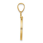 Charger l'image dans la galerie, 10K Yellow Gold US $1 Dollar Type 2 Coin Bezel Holder Pendant Screw Top Fits 15 mm Coins
