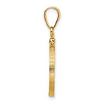 Indlæs billede til gallerivisning 10K Yellow Gold 2.5 Peso Coin Bezel Holder Pendant Screw Top Fits 15.5 mm Coins
