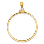 Carica l'immagine nel visualizzatore di Gallery, 10K Yellow Gold US $20 Dollar Liberty Saint-Gaudens Coin Bezel Holder Pendant Screw Top Fits 34.2 mm Coins
