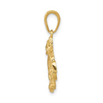 Cargar imagen en el visor de la galería, 14k Yellow Gold Dragon Pendant Charm
