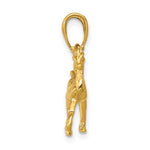 Załaduj obraz do przeglądarki galerii, 14k Yellow Gold Horse Pendant Charm 3D
