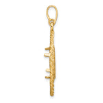 Load image into Gallery viewer, 14K Yellow Gold Greek Key Rope Diamond Cut US $1 Dollar Type 1 and 2 Peso Coin Bezel Holder Pendant Charm Prong Fits 13 mm Coins
