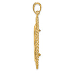 Load image into Gallery viewer, 14K Yellow Gold Greek Key Rope 1/2 oz American Eagle Panda US $10 Dollar Liberty Indian Coin Bezel Holder Pendant Charm Prong Fits 27 mm Coins
