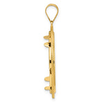 Lataa kuva Galleria-katseluun, 14K Yellow Gold Diamond Cut Layered 1/2 oz American Eagle Panda US $10 Dollar Liberty Indian Coin Bezel Holder Pendant Prong Fits 27 mm Coins
