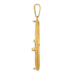 Load image into Gallery viewer, 14K Yellow Gold Beaded Old US Series 1 oz Panda Australian Nugget Kangaroo Koala Coin Bezel Holder Pendant Prong Fits 32 mm Coins
