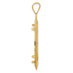 画像をギャラリービューアに読み込む, 14K Yellow Gold Diamond Cut Scalloped Old US Series 1 oz Panda Australian Nugget Kangaroo Koala Coin Bezel Holder Pendant Prong Fits 32 mm Coins
