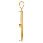 Afbeelding in Gallery-weergave laden, 14K Yellow Gold Diamond Cut Squares Old US Series 1 oz Panda Australian Nugget Kangaroo Koala Coin Bezel Holder Pendant Prong Fits 32 mm Coins
