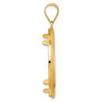 Lade das Bild in den Galerie-Viewer, 14K Yellow Gold Squares 1/2 oz American Eagle Panda US $10 Dollar Liberty Indian Coin Bezel Holder Pendant Prong Fits 27 mm Coins
