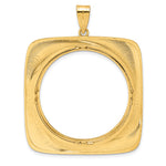 Charger l'image dans la galerie, 14K Yellow Gold Riptide Old US Series 1 oz Panda Australian Nugget Kangaroo Koala Coin Bezel Holder Pendant Prong Fits 32 mm Coins
