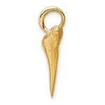 Afbeelding in Gallery-weergave laden, 14k Yellow Gold Shark Tooth Pendant Charm
