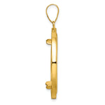 Carregar imagem no visualizador da galeria, 10K Yellow Gold Beaded 1/2 oz American Eagle Panda US $10 Dollar Liberty Indian Coin Bezel Holder Pendant Prong Fits 27 mm Coins
