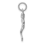 Carregar imagem no visualizador da galeria, 14k White Gold Corpus Crucified Christ Pendant Charm
