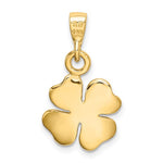 Kép betöltése a galériamegjelenítőbe: 14k Yellow Gold Four Leaf Clover Good Luck Pendant Charm
