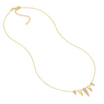 Afbeelding in Gallery-weergave laden, 14K Yellow Gold Diamond Bear Claw Drop Dangle Adjustable Necklace
