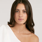 將圖片載入圖庫檢視器 14k Yellow Rose White Gold Valentino Choker Necklace Chain Adjustable
