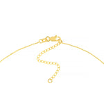 Carregar imagem no visualizador da galeria, 14K Yellow Gold Diamond Thunderbolt Lightning Adjustable Necklace
