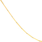 Cargar imagen en el visor de la galería, 14k Yellow Gold Square Bar Link Station Choker Necklace Chain
