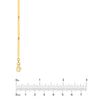 Cargar imagen en el visor de la galería, 14k Yellow Gold Square Bar Link Station Choker Necklace Chain
