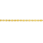 Load image into Gallery viewer, 10k Yellow Gold 2.70mm Valentino Mirror Disc Bracelet Necklace Chain
