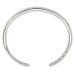 Kép betöltése a galériamegjelenítőbe: 925 Sterling Silver Hammered Ends Contemporary Modern Cuff Bangle Bracelet
