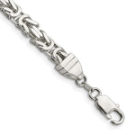 Load image into Gallery viewer, Sterling Silver 6mm Byzantine Bracelet Anklet Choker Necklace Pendant Chain

