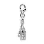 Load image into Gallery viewer, Amore La Vita Sterling Silver Enamel Rocking Horse 3D Charm
