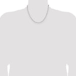 Load image into Gallery viewer, Sterling Silver Diamond Cut 3.1mm Paperclip Bracelet Anklet Necklace Chain
