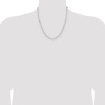 Load image into Gallery viewer, Sterling Silver Diamond Cut 3.1mm Paperclip Bracelet Anklet Necklace Chain
