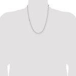 Load image into Gallery viewer, Sterling Silver Diamond Cut 3.1mm Paperclip Bracelet Anklet Necklace Chain
