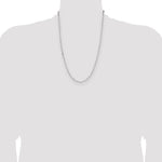 Load image into Gallery viewer, Sterling Silver Diamond Cut 3.1mm Paperclip Bracelet Anklet Necklace Chain
