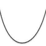 Indlæs billede til gallerivisning Sterling Silver 2.3mm Rope Bracelet Anklet Pendant Charm Necklace Chain Antique Style
