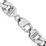 Załaduj obraz do przeglądarki galerii, 925 Sterling Silver Figaro Bracelet Necklace Chain Rhodium Plated
