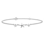 Carregar imagem no visualizador da galeria, Sterling Silver Starfish Anklet
