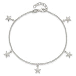 Lade das Bild in den Galerie-Viewer, Sterling Silver Starfish Anklet
