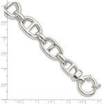 Ladda upp bild till gallerivisning, Sterling Silver Anchor Link Fancy Chunky Big Bold Statement Bracelet
