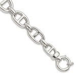 Φόρτωση εικόνας στο εργαλείο προβολής Συλλογής, Sterling Silver Anchor Link Fancy Chunky Big Bold Statement Bracelet

