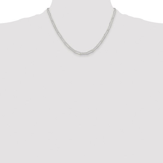 Sterling Silver 4.5mm Paperclip Link Bracelet Anklet Necklace Pendant Chain