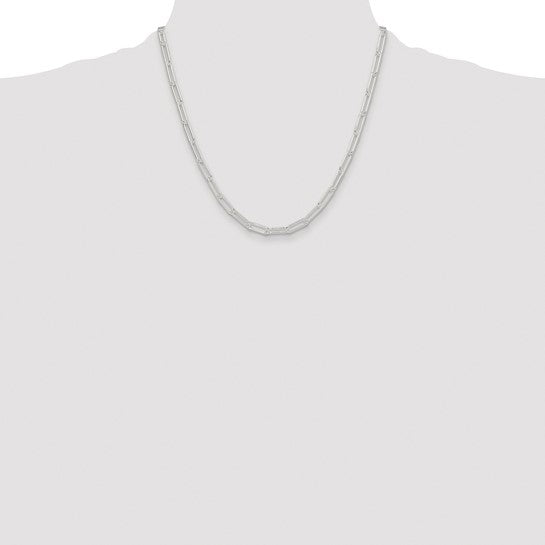 Sterling Silver 4.5mm Paperclip Link Bracelet Anklet Necklace Pendant Chain