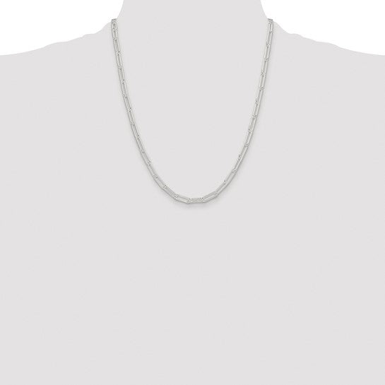 Sterling Silver 4.5mm Paperclip Link Bracelet Anklet Necklace Pendant Chain