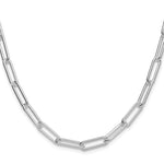 將圖片載入圖庫檢視器 Sterling Silver 5.5mm Paperclip Link Bracelet Anklet Necklace Pendant Chain
