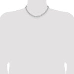 將圖片載入圖庫檢視器 Sterling Silver 5.5mm Paperclip Link Bracelet Anklet Necklace Pendant Chain
