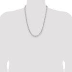 將圖片載入圖庫檢視器 Sterling Silver 5.5mm Paperclip Link Bracelet Anklet Necklace Pendant Chain
