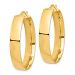 Load image into Gallery viewer, 14K Yellow Gold Hoop Earrings 35mm x 7mm
