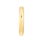 將圖片載入圖庫檢視器 14k Yellow Rose White Gold J Round Hoop Post Earrings 25mm x 4mm
