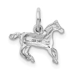 Załaduj obraz do przeglądarki galerii, 14k White Gold Running Horse Pendant Charm
