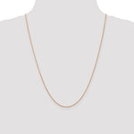 Lataa kuva Galleria-katseluun, 14K Rose Gold 0.7mm Rope Bracelet Anklet Choker Necklace Pendant Chain
