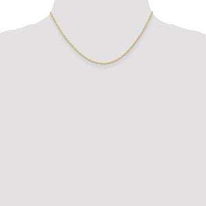 14K Yellow Gold 1.35mm Cable Rope Bracelet Anklet Choker Necklace Pendant Chain