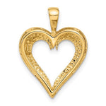 將圖片載入圖庫檢視器 14k Yellow Gold Heart Pendant Charm
