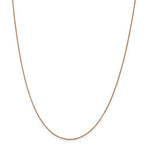 Load image into Gallery viewer, 14K Rose Gold 0.7mm Box Link Bracelet Anklet Necklace Pendant Chain
