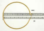 Charger l'image dans la galerie, 14K Yellow Gold 70mm x 3mm Extra Large Giant Gigantic Big Lightweight Round Classic Hoop Earrings
